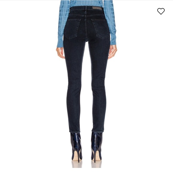 NEW • GRLFRND • Kendall Super High Rise Skinny Don’t Lose Me Dark Blue 27 - Picture 2 of 6